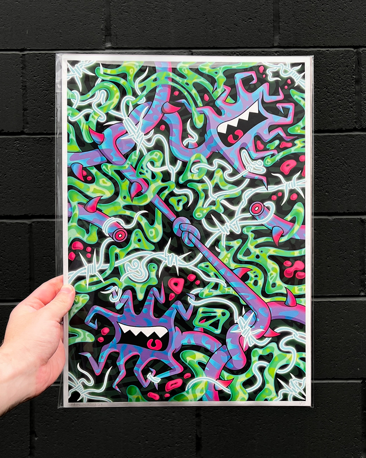 Microplastics Art Print