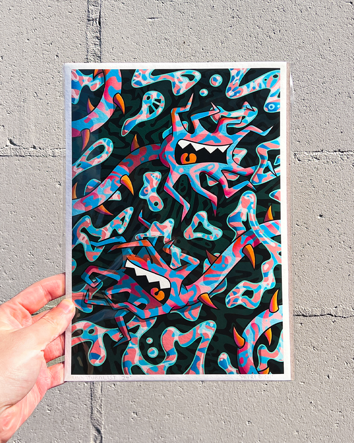 Petri Dish Art Print